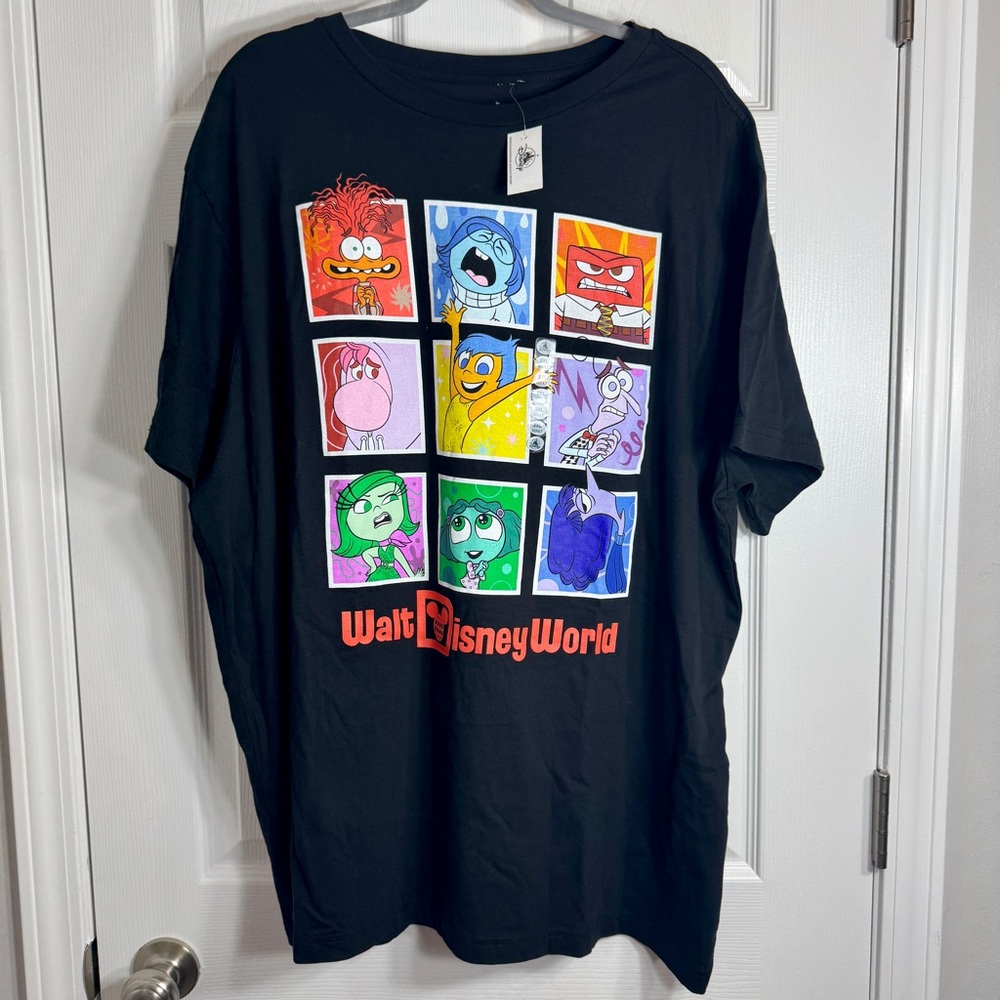 NWT. Disney Walt Disney World Inside Out 2 All The Emotions T-shirt size 2XL.